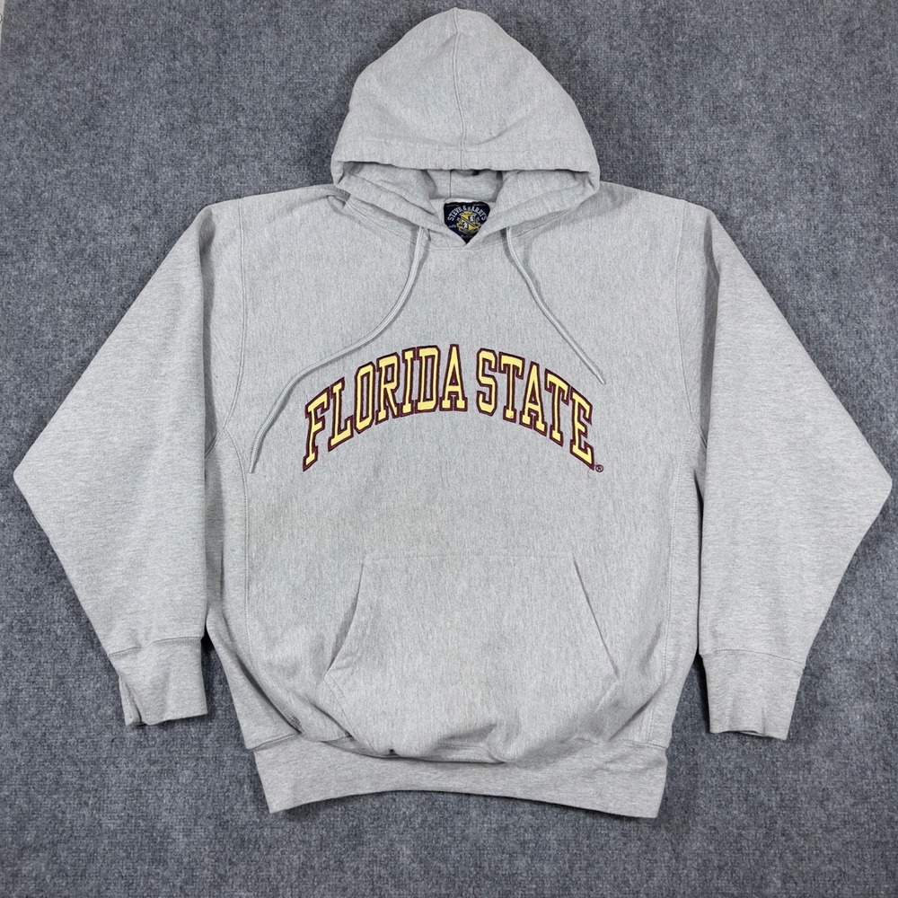 Y2K Florida State Steve & Barry's Hoodie Mens XL Gray Seminoles Pullover